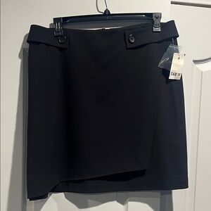 Bar III Asymmetrical Black Skirt